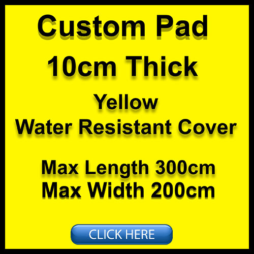 Custom-made-foam-pad-yellow-10cm-thick