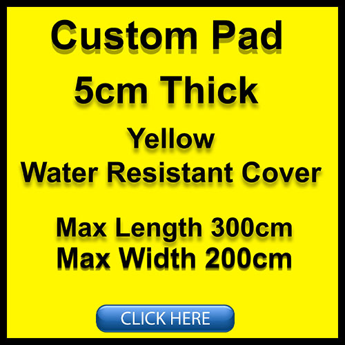 Custom-made-foam-pad-yellow-5cm-thick