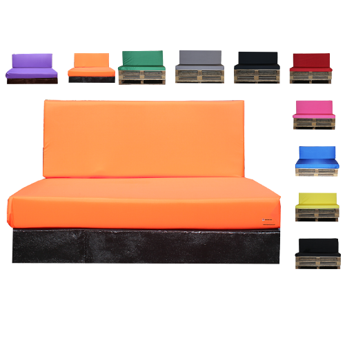 Orange Pallet Cushion Pads
